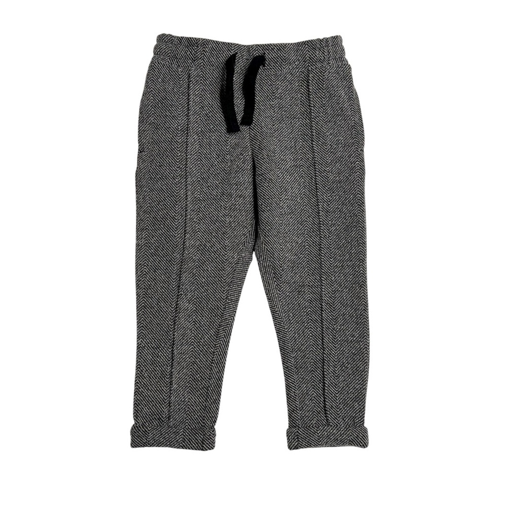 H&M Kids Black and‎ White Herringbone Trousers